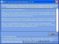 MB Free Personal Day Number screenshot